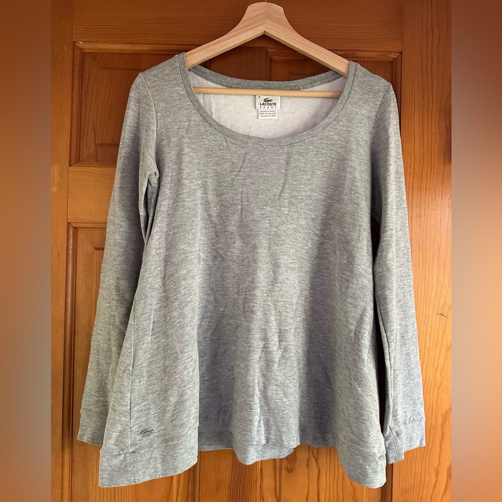 Lacoste Long Sleeve Lounge Top Sweatshirt